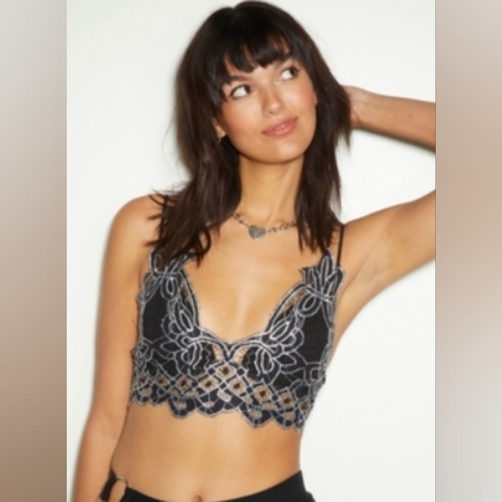 Rue 21 Black Contrast Bralette